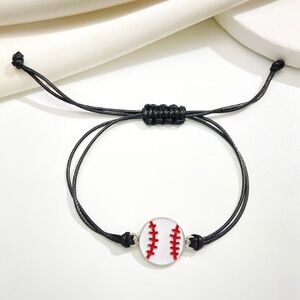 NEW - adjustable baseball bracelet, baseball lover gift